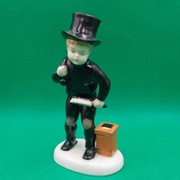 Metzler & Ortloff  porcelán  Kéményseprő figura