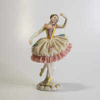Volkstedt porcelán balerina figura