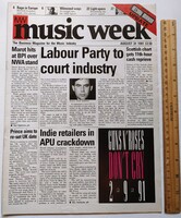 Music Week 1991/8/31 Level 42 Guns N Roses Paul Young Prodigy Orbital Raw