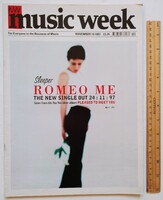 Music Week 1997/11/15 Sleeper Celine Dion Imbruglia Bryan Adams Prodigy Verve Robert Miles Yanni Pea