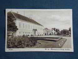 Képeslap,Kisbér,Ménesparancsnokság,Batthyány-Wenckheim-kastély,Monostory Bp. kiadás,1930-