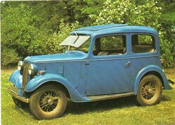 Képeslap:  Autók, Austin Seven 1934.