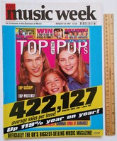 Music Week 1997/8/30 Mariah Carey Kylie Minogue Sleeper Aqua Catch Third Eye Oasis Hanson Gina Finle