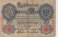 Németország 20 aranymárka 1208 FA