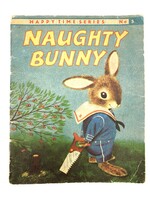 Richard Scarry: Naughty Bunny, 1959 - képeskönyv ritkaság