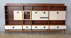 Csehszlovák Mid Century Modern - Szekrénysor - Moduláris - Retro, vintage