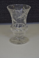 Kicsi ólomkristály váza F80