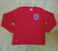 Retro L-es umbro 10-es Anglia válogatott (1966 VB győztes) hosszú ujjú vendég mez