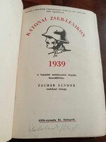 Katonai zseblexikon 1939. A legújabb szabályzatok alapján összeállított Zachár Sándor vezérkari őrna