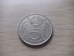 5  Forint 1989  Magyarország ( 3 )