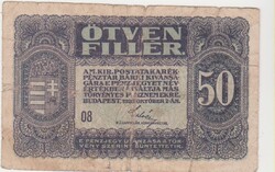 Magyarország 50 fillér 1920 FA