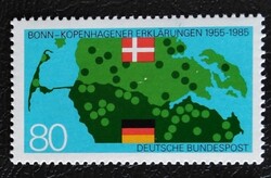 N1241 / Németország 1985 A Koppenhága-Bonn Nyilatkozat bélyeg postatiszta