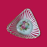 Apulum porcelán fonott tálka