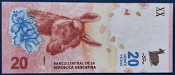 Argentina 20 Pesos 2020, UNC.