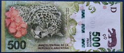 Argentina 500 Pesos 2019, UNC.