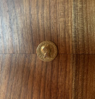 Traianus arany aureus -5,2gr, 18mm átmérő. (AD 98-117)