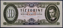 10 Forint 1975, EF+. Különleges sorszám - A123 111121 -