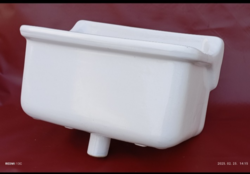 Vastag porcelán egy medencés mosogató /52x32x37 cm/