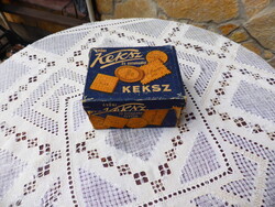 Győri Keksz- és Ostyagyár retro papírdoboz