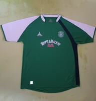 XL-es vintage Le Coq Sportif skót Hibernian Edinburgh (2007/08) hazai mez