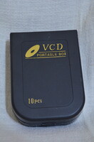 Retro VCD video cd tartó doboz a 90 es évekből  ( DBZ 00124 )