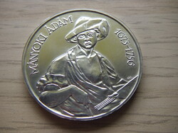 200   Forint  1977   Mányoki Ádám  ( Festők ) Ezüst emlékérem   Magyarország