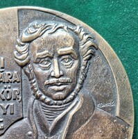 Renner Kálmán: gróf Széchenyi István, bronz érem 1991