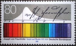 N1313 / Németország 1987 Joseph von Fraunhofer optikus bélyeg postatiszta