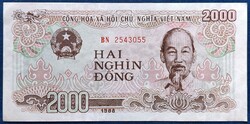 Vietnam 2000 Dong 1988, UNC.
