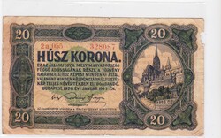 Magyarország 20 korona 1920 FA