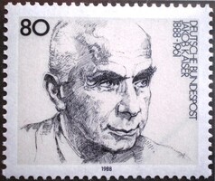 N1350 / Németország 1988 Jakob Kaiser politikus bélyeg postatiszta