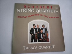 Schubert String Quartets - Takács Quartet lp hanglemez