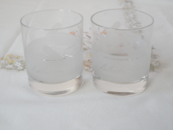Ballantines üveg pohár ( 2 db.)