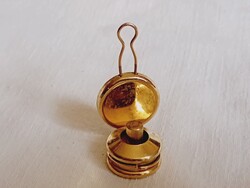 Miniatűr 02 - fém babaház kiegészítő petróleumlámpa