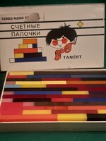 Régi TANÉRT színes rúd készlet