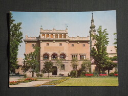 Képeslap,Miskolc,Deák Ferenc tér,park látkép,részlet, 1967-