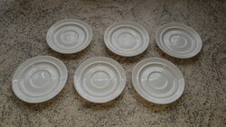 Tulowice lengyel porcelán csészealj kistányér 6db