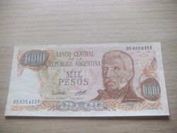 1.000 Peso   Argentína