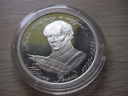 500   Forint  1990  Kölcsei Ferenc  Ezüst emlékérem   Magyarország
