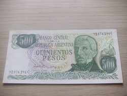 500 Peso   Argentína