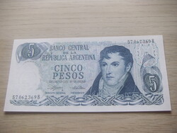 5 Peso   Argentína