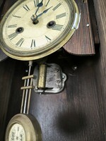 Zenélő Fali óra,órànként zenélő szerkezet mint Keret Óra képóra ritkaság ! Fali óra ritkaság