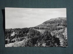 Képeslap,Mátraháza,Mátra táj,Honvéd üdülő,szálló látkép,részlet,1961-
