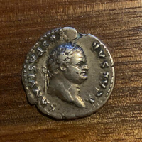 Titus ezüst denár, AD 77-78, Roma -3,37gr, 17-18mm átmérő. Ritka!