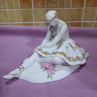 Hutschenreuther Ritka Antik  Art Deco Balerina