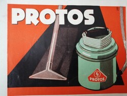 PROTOS PORSZÍVÓ REKLÁMFÜZET 1927