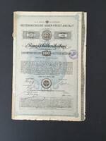 Ausztria Österreichische Boden-Credit-Anstalt Prémium Kötvény 100 Gulden 1880.