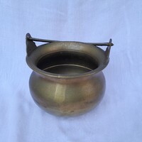 Réz füles kaspó. 65 dkg