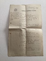 Születési anyakönyvi kivonat ( 1922 ) .
