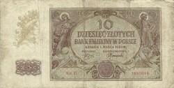 10 zloty zlotych 1940 Lengyelország 4.